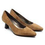 Emmanuelle Pump camel suède I22670